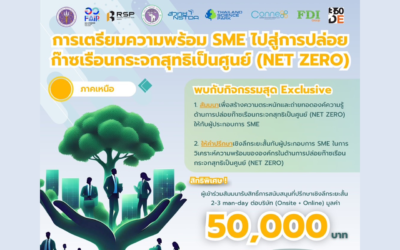 การเตรียมความพร้อม SME ไปสู่การปล่อยก๊าซเรือนกระจกสุทธิเป็นศูนย์ (Net Zero)ครั้งที่ 2 วันที่ 28 มิ.ย. 2567